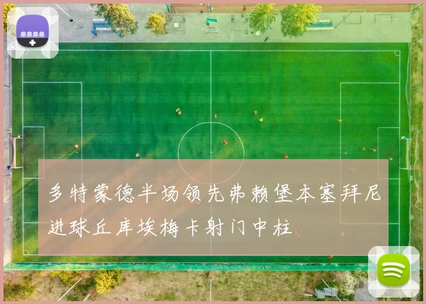 多特蒙德半场领先弗赖堡本塞拜尼进球丘库埃梅卡射门中柱